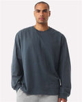 BELLA + CANVAS 4651 Unisex 7.5 oz Heavyweight Long Sleeve Tee - Vintage Navy - model front