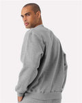 BELLA + CANVAS 4711 Unisex 10 oz. Heavyweight Crewneck Sweatshirt - Athletic Heather - model back