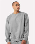 BELLA + CANVAS 4711 Unisex 10 oz. Heavyweight Crewneck Sweatshirt - Athletic Heather - model front