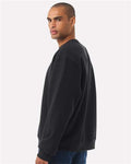 BELLA + CANVAS 4711 Unisex 10 oz. Heavyweight Crewneck Sweatshirt - Vintage Black - model back