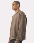 BELLA + CANVAS 4711 Unisex 10 oz. Heavyweight Crewneck Sweatshirt - Vintage Brown - model side
