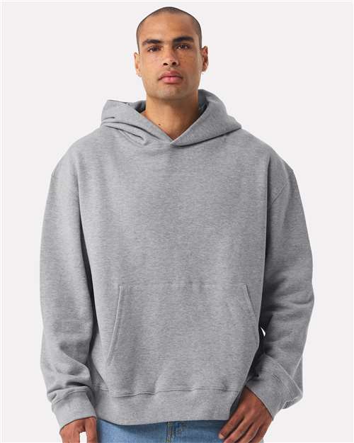 BELLA + CANVAS 4719 Unisex 10 oz. Heavyweight Hoodie Sweatshirt - Athletic Heather - model front
