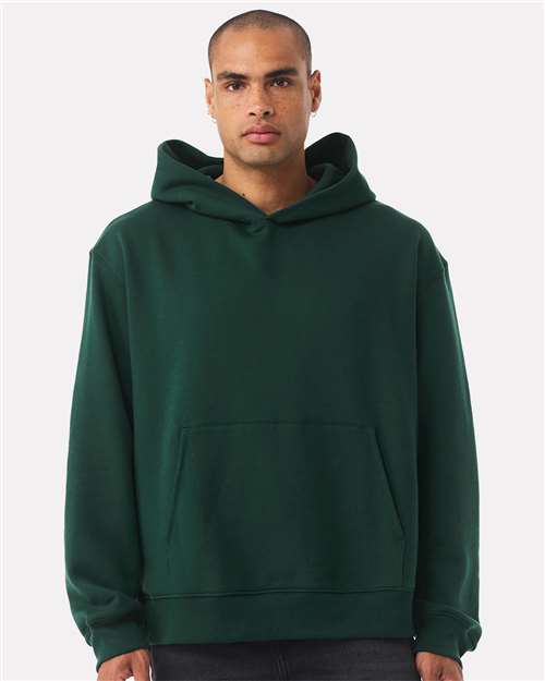 BELLA + CANVAS 4719 Unisex 10 oz. Heavyweight Hoodie Sweatshirt - Forest - model front