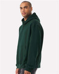 BELLA + CANVAS 4719 Unisex 10 oz. Heavyweight Hoodie Sweatshirt - Forest - model side
