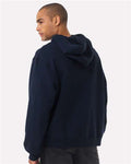 BELLA + CANVAS 4719 Unisex 10 oz. Heavyweight Hoodie Sweatshirt - Navy - model back