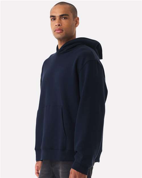 BELLA + CANVAS 4719 Unisex 10 oz. Heavyweight Hoodie Sweatshirt - Navy - model side
