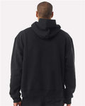 BELLA + CANVAS 4719 Unisex 10 oz. Heavyweight Hoodie Sweatshirt - Vintage Black - model back