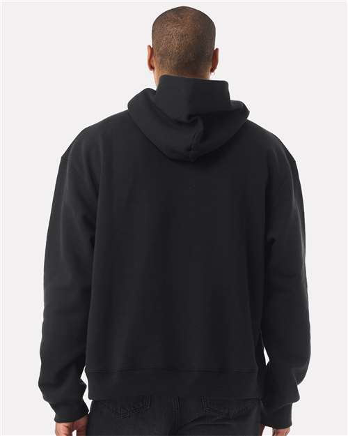 BELLA + CANVAS 4719 Unisex 10 oz. Heavyweight Hoodie Sweatshirt - Vintage Black - model back