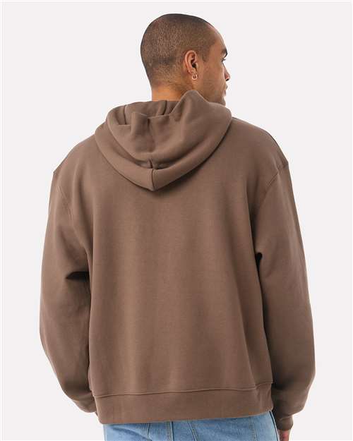 BELLA + CANVAS 4719 Unisex 10 oz. Heavyweight Hoodie Sweatshirt - Vintage Brown - model back