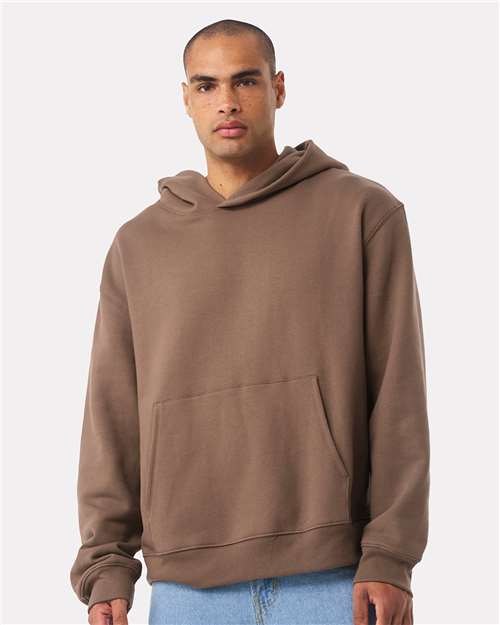 BELLA + CANVAS 4719 Unisex 10 oz. Heavyweight Hoodie Sweatshirt - Vintage Brown - model front