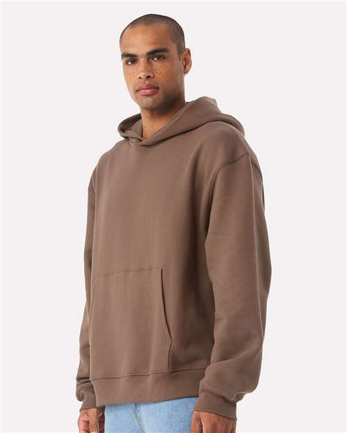 BELLA + CANVAS 4719 Unisex 10 oz. Heavyweight Hoodie Sweatshirt - Vintage Brown - model side