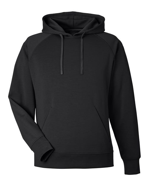 J. America 8750 Unisex Apex Fleece Hooded Sweatshirt - Black - front