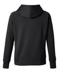 J. America 8753 Women's Apex Fleece Hooded Sweatshirt - Black - back