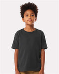 BELLA + CANVAS 3010Y Youth 6 oz. Heavyweight Tee - Dark Grey - model front