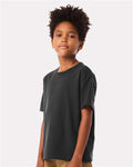 BELLA + CANVAS 3010Y Youth 6 oz. Heavyweight Tee - Dark Grey - model side