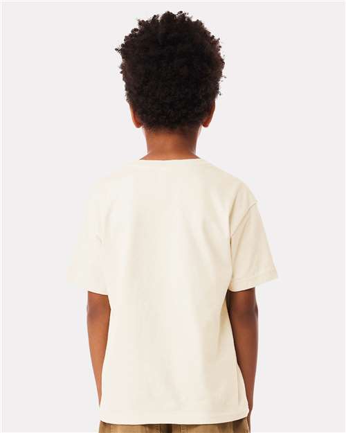 BELLA + CANVAS 3010Y Youth 6 oz. Heavyweight Tee - Natural - model back