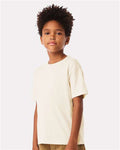 BELLA + CANVAS 3010Y Youth 6 oz. Heavyweight Tee - Natural - model side