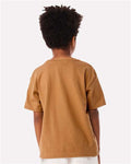 BELLA + CANVAS 3010Y Youth 6 oz. Heavyweight Tee - Toast - model back
