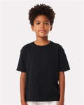 BELLA + CANVAS 3010Y Youth 6 oz. Heavyweight Tee - Vintage Black - model front
