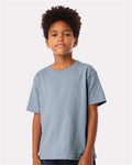 BELLA + CANVAS 3010Y Youth 6 oz. Heavyweight Tee - Vintage Denim - model front