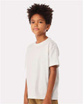 BELLA + CANVAS 3010Y Youth 6 oz. Heavyweight Tee - Vintage White - model side