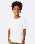 BELLA + CANVAS 3010Y Youth 6 oz. Heavyweight Tee - White - model front