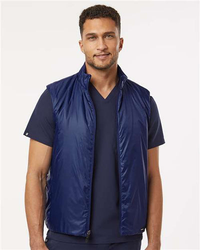 Jaanuu M60004 Men's Phantom Insulated Vest - Navy Blue - model front