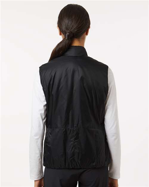 Jaanuu W60004 Women's Phantom Insulated Vest - Black - model back