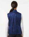 Jaanuu W60004 Women's Phantom Insulated Vest - Navy Blue - model back