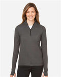 Spyder S17917 Women's Spyre Quarter-Zip Pullover - Black Frost - model front