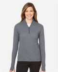 Spyder S17917 Women's Spyre Quarter-Zip Pullover - Polar Frost - model front