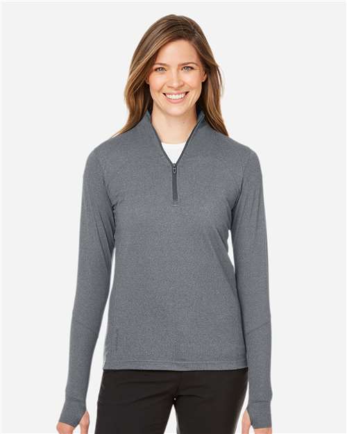 Spyder S17917 Women's Spyre Quarter-Zip Pullover - Polar Frost - model front