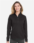 Spyder S18092 Women's Constant Canyon Quarter-Zip Pullover - Black - model front