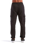 TriDri TD604 Unisex Riley Cargo Joggers - Black - model back
