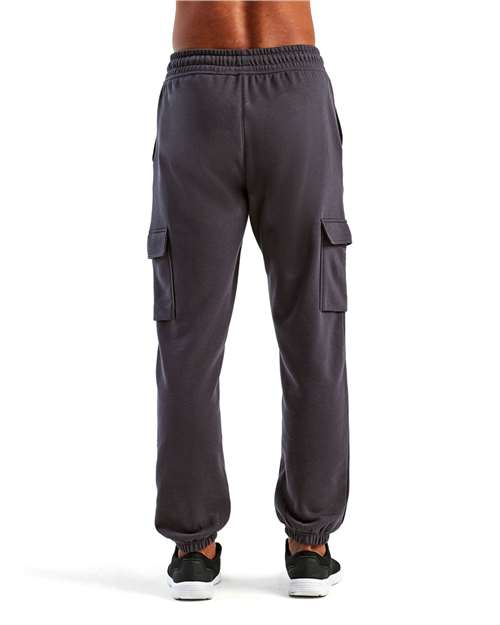 TriDri TD604 Unisex Riley Cargo Joggers - Charcoal - model back
