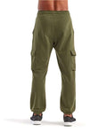 TriDri TD604 Unisex Riley Cargo Joggers - Olive - model back
