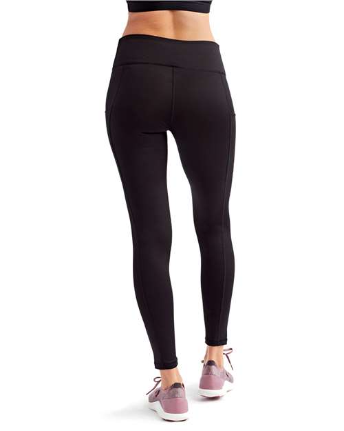 TriDri TD531 Women's Performance Leggings - Black - model back