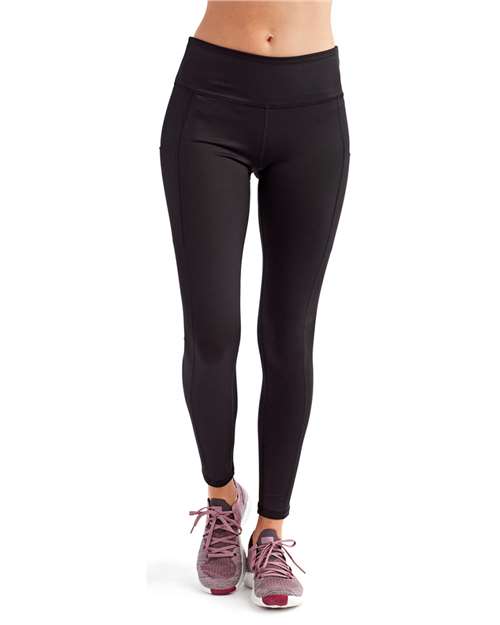 TriDri TD531 Women's Performance Leggings - Black - model front