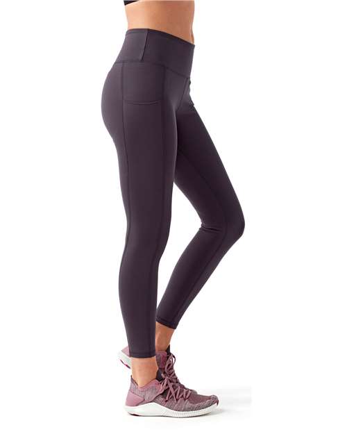 TriDri TD531 Women's Performance Leggings - Charcoal - model side
