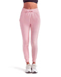 TriDri TD055 Women's Fitted Maria Joggers - Light Pink - model front