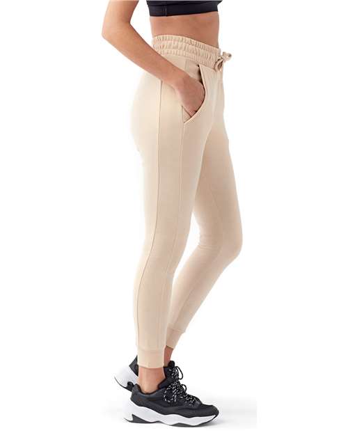 TriDri TD055 Women's Fitted Maria Joggers - Nude - model side