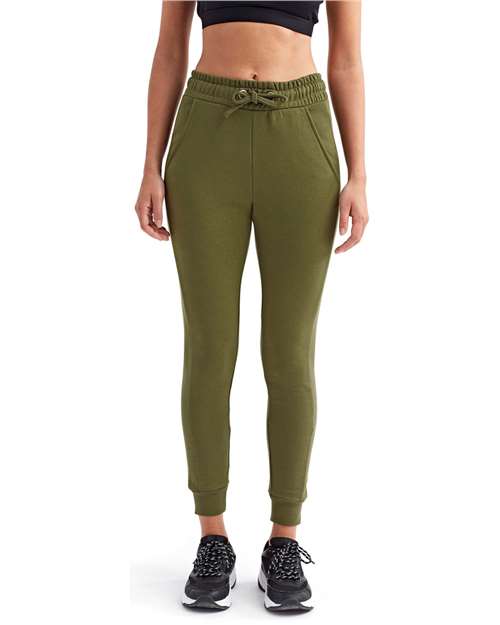 TriDri TD055 Women's Fitted Maria Joggers - Olive - model front