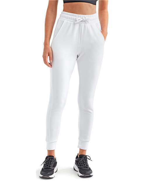 TriDri TD055 Women's Fitted Maria Joggers - White - model front