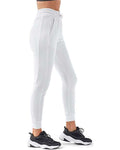 TriDri TD055 Women's Fitted Maria Joggers - White - model side