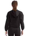TriDri TD085 Women's Cropped Maria Hooded Sweatshirt - Black - model back