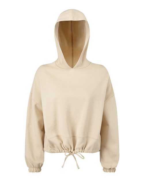 Women's Cropped Maria Hooded Sweatshirt in Nude