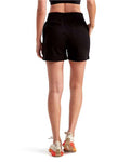 TriDri TD062 Women's Maria Jogger Shorts - Black - model back