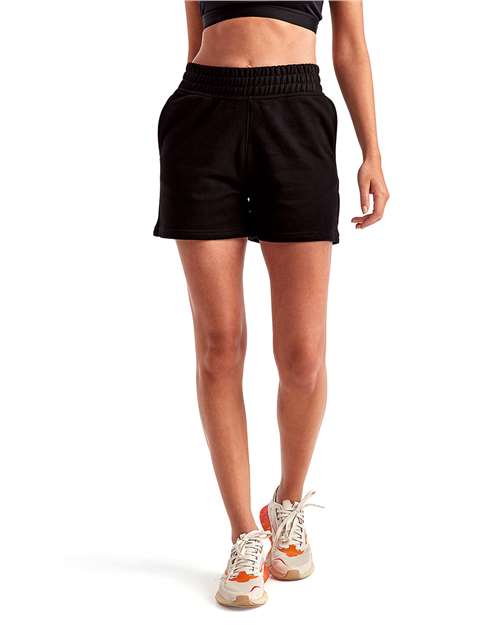 TriDri TD062 Women's Maria Jogger Shorts - Black - model front