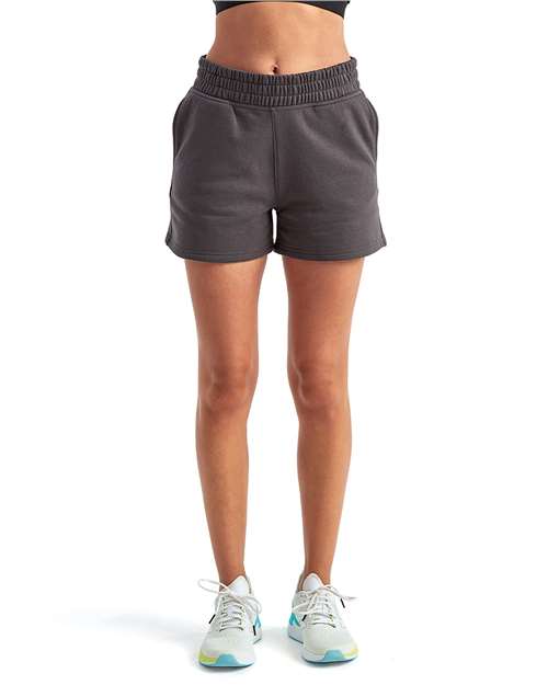 TriDri TD062 Women's Maria Jogger Shorts - Charcoal - model front