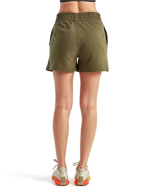 TriDri TD062 Women's Maria Jogger Shorts - Olive - model back